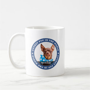 Niedlicher Hund im Welt-Hunde-Heimtier-Foto Kaffeetasse