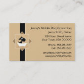 Niedlicher Hund in der Badewanne Haustier Hund Gro Terminkarte (Vorderseite)