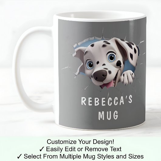 Niedlicher Hund in einer Tasse! Neuheit für Hund L Kaffeetasse