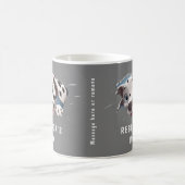 Niedlicher Hund in einer Tasse! Neuheit für Hund L Kaffeetasse (Mittel)