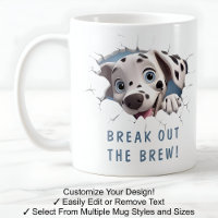 Niedlicher Hund in einer Tasse! Neuheit für Hunde
