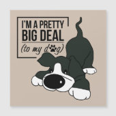 Niedlicher Hund je Magnetkarte (Vorderseite)