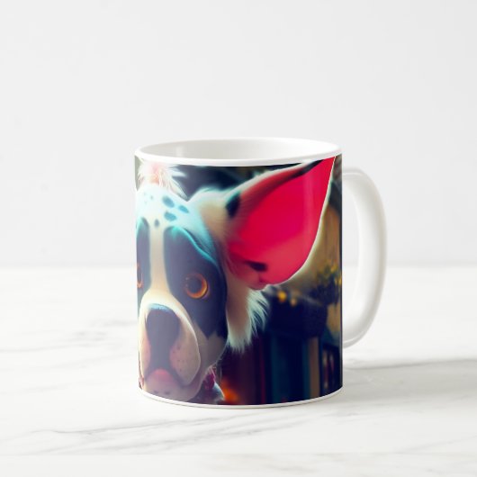 Niedlicher Hund Kaffeetasse (VorderseiteRechts)