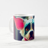 Niedlicher Hund Kaffeetasse (Vorderseite Links)