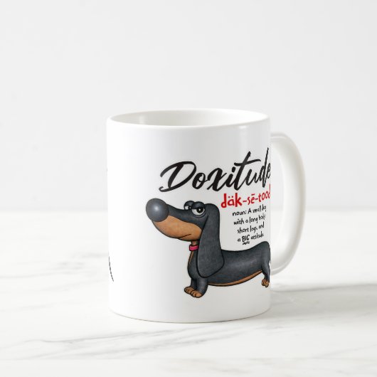 Niedlicher Hund Kaffeetasse (VorderseiteRechts)