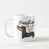 Niedlicher Hund Kaffeetasse (Links)