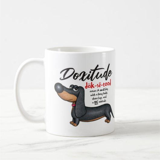 Niedlicher Hund Kaffeetasse (Links)