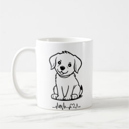 Niedlicher Hund Kaffeetasse