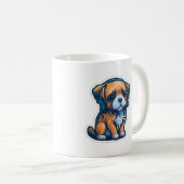 niedlicher Hund Kaffeetasse (VorderseiteRechts)