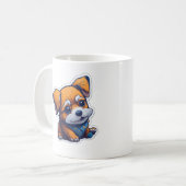 niedlicher Hund Kaffeetasse (Vorderseite Links)