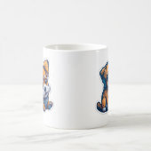niedlicher Hund Kaffeetasse (Mittel)