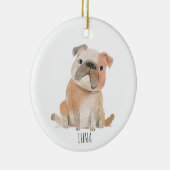 Niedlicher Hund Keramik Ornament (Rechts)