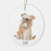Niedlicher Hund Keramik Ornament (Links)