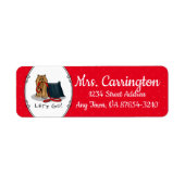 Niedlicher Hund - Lass uns gehen! Yorkshire Terrie (Vorne)