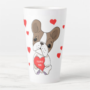 Niedlicher Hund Latte Tasse