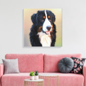 Niedlicher Hund Leinwanddruck (Insitu (Wohnzimmer))