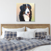 Niedlicher Hund Leinwanddruck (Insitu (Schlafzimmer))
