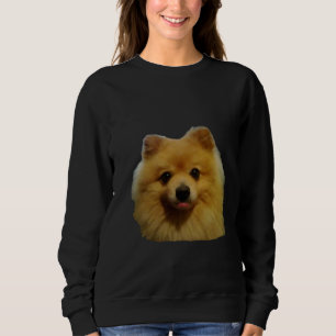 Niedlicher Hund Liebe A Spitz Sweatshirt