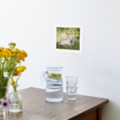 Niedlicher Hund liebt Personalisiertes Foto Foliendrucke (Ablage(Küche))