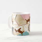 Niedlicher Hund Lover Buch Lover Kaffeetasse (Vorderseite Links)