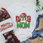 Niedlicher Hund Mama Weihnachten Frauen T - Shirt