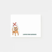 Niedlicher Hund Marionette Puppet - Benutzerdefini Post-it Klebezettel (Vorderseite)