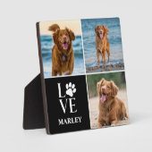 Niedlicher Hund mehr als 3 Fotosammlungen Haustier Fotoplatte (Vorderseite)