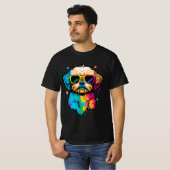 Niedlicher Hund mit Brille-T - Shirt (Vorne ganz)