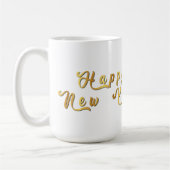 Niedlicher Hund mit einer Weihnachtsmannmütze Kaffeetasse (Links)