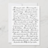 Niedlicher Hund mit Gitarre. Feiertagskarte (Rückseite)