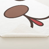 Niedlicher Hund mit Kindern weiß Sherpadecke (3/4)