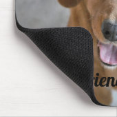 Niedlicher Hund Mousepad (Ecke)