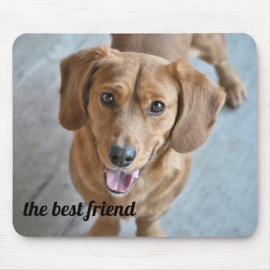 Niedlicher Hund Mousepad (Vorne)