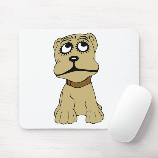 Niedlicher Hund Mousepad (Mit Mouse)