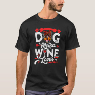 Niedlicher Hund Mutter Rottweiler Hund Muttertag 1 T-Shirt