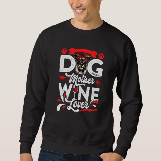 Niedlicher Hund Mutterschweizer Muttertag 1 Sweatshirt (Vorderseite)