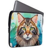 Niedlicher Hund nah Laptopschutzhülle (Vorne Rechts)