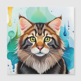 Niedlicher Hund nah Magnetkarte