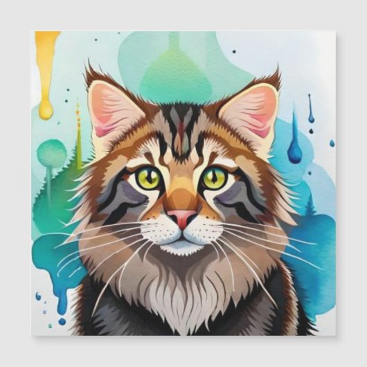 Niedlicher Hund nah Magnetkarte (Vorderseite)