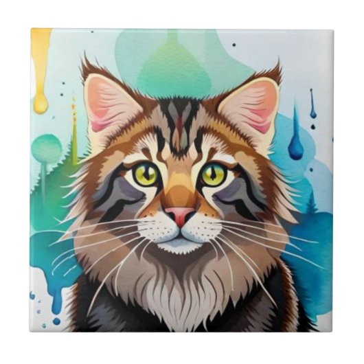 Niedlicher Hund nah Mini-Zwischenablage Fliese (Vorderseite)