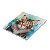 Niedlicher Hund nah Mini-Zwischenablage Fliese (Seite)