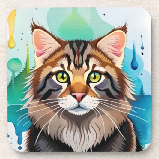 Niedlicher Hund nah Mini-Zwischenablage Getränkeuntersetzer (Vorderseite)