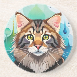 Niedlicher Hund nah Mini-Zwischenablage Getränkeuntersetzer