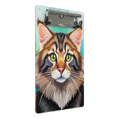 Niedlicher Hund nah Mini-Zwischenablage Mini Klemmbrett (Schrägansicht)