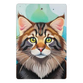 Niedlicher Hund nah Mini-Zwischenablage Mini Klemmbrett (Rückseite)