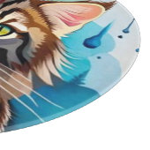 Niedlicher Hund nah Mini-Zwischenablage Schneidebrett (Ecke)