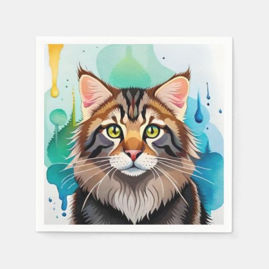 Niedlicher Hund nah Mini-Zwischenablage Serviette (Vorderseite)