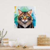 Niedlicher Hund nah Poster (Küche)