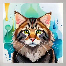 Niedlicher Hund nah Poster