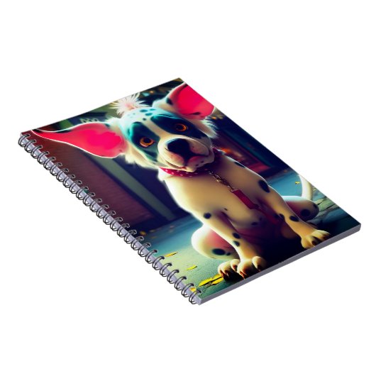 Niedlicher Hund Notizblock (Rechte Seite)
